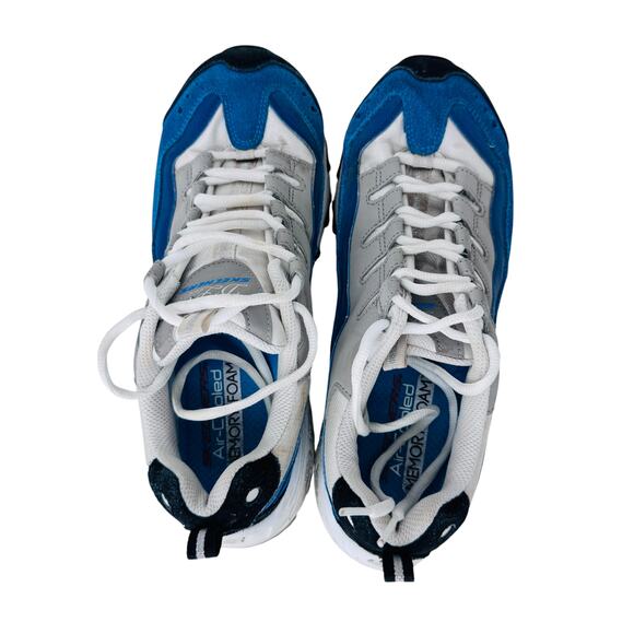 Skechers D\'Lites 1.0 Low-Top Chunky‎ Sneakers Womens 10 Blue Air Cooled SN13141
